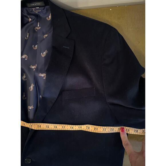 Lauren Ralph Lauren Men's Classic-Fit Elbow Patch Corduroy Blazer Coat Size 46L - Picture 5 of 8